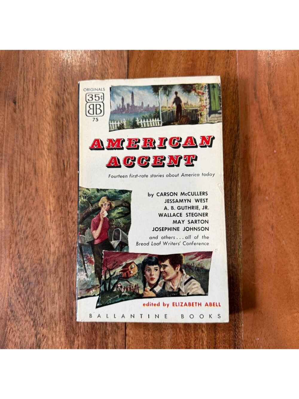 American Accent Elizabeth Abell Ballantine Books 75 1954 Vintage Paperback PB 1s